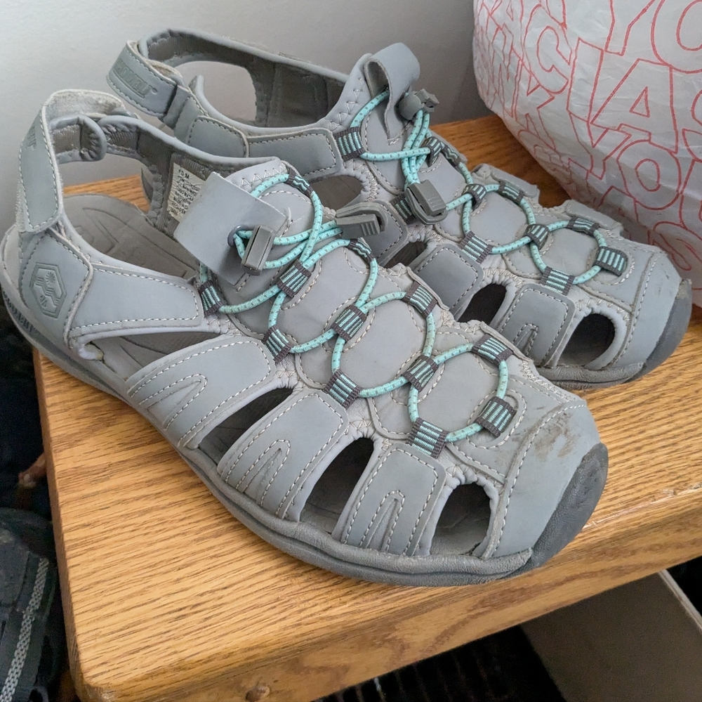 Khombu Ashley Sport Fisherman Water Sandals Sz 10 Womens Slides